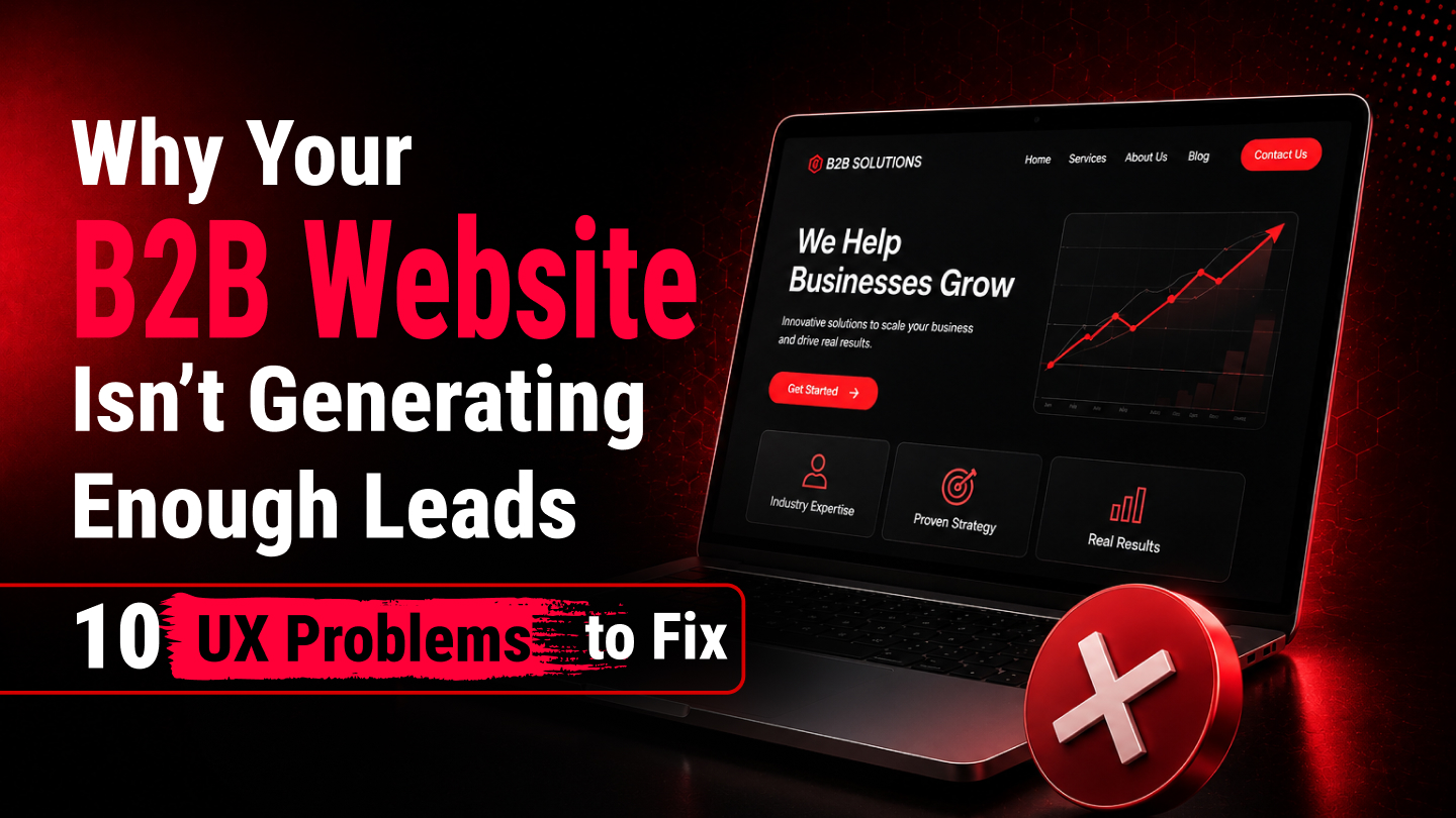 B2B website UX problems that hurt lead generation