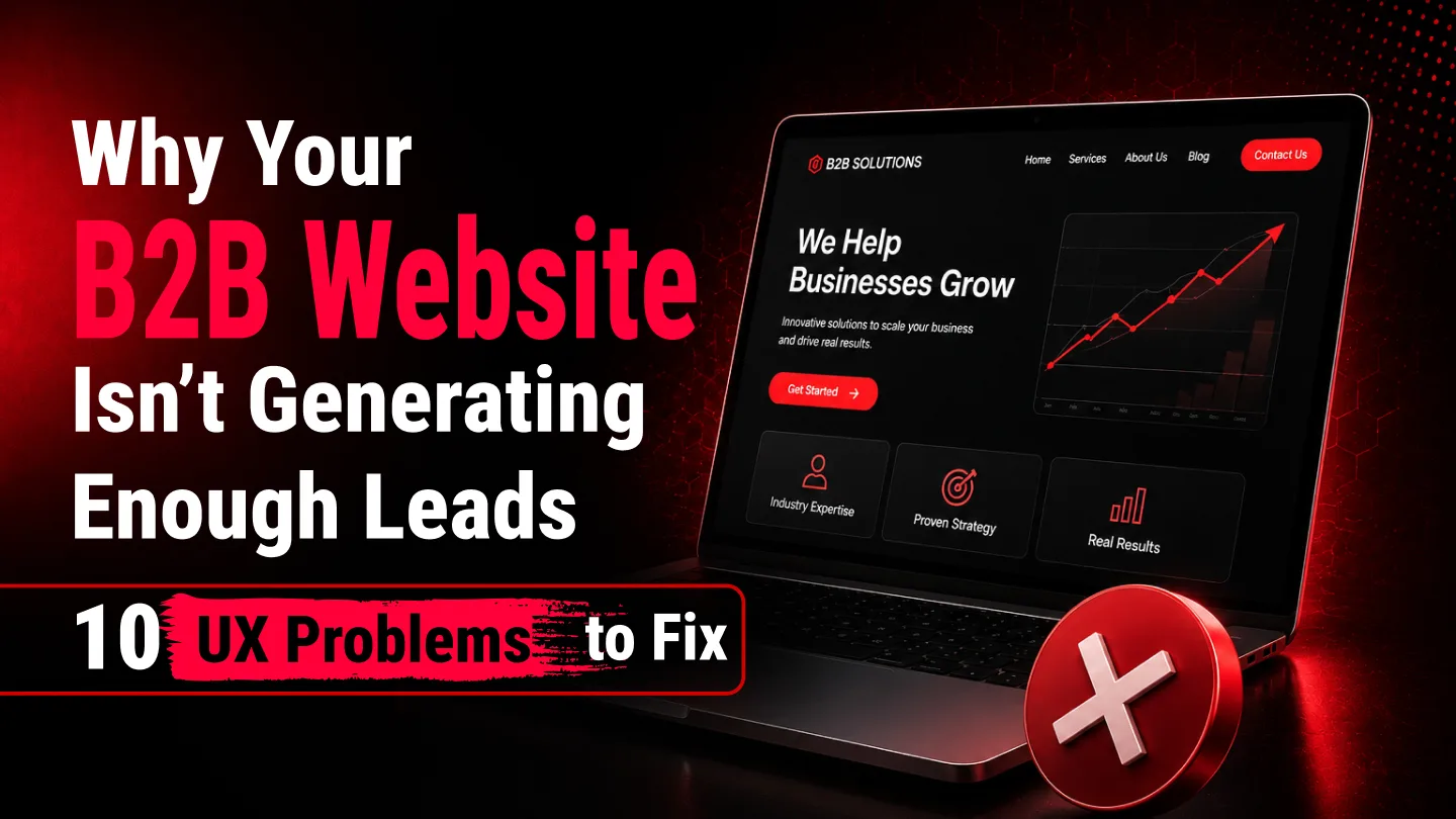 B2B website UX problems that hurt lead generation