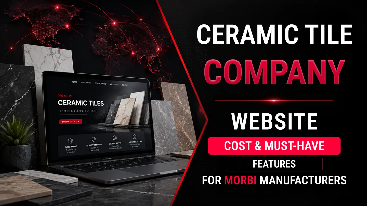 Ceramic tile company website design for Morbi manufacturers